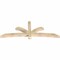 Ekena Millwork Davenport Rough Sawn Timber Gable Bracket, Douglas Fir, 84"W x 31"H x 4"D x 4"F, 9/12 Pitch GBW084X31X0404DAV00RDF - alternate 5